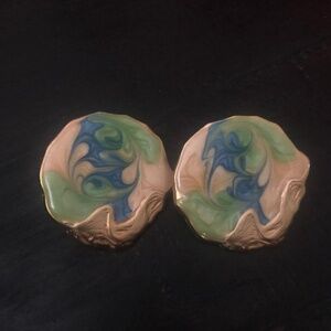 Melted Creation Stud Earrings